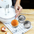 HOMSFOU 2 Inch Cake Pan Set of 4 Aluminum Alloy Round Cake Baking Pans Small Cake Pans for Cupcake Brownies Souffle Pie Muffins Cheesecake...