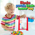 Gamie Tetriminos Blocks Game - 3D Puzzles for Kids and Adults with 50 Game Pieces, Game Board, and Drawstring Bag - Retro-Inspired Brain Teaser Pu...