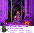 PEIDUO Halloween Decorations Outdoor, 82 FT 200 LED Purple String Lights, Motion Sensor Controller Sync with Spooky Music, Twinkle Fairy Lights fo...