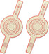 Nuenen 2 Pcs Silicone Baking Mat for Dutch Oven Bread Baking Non Stick Bread Mat Bread Sling Dutch Oven with Long Handle 0.7 mm Thickened Baking B...