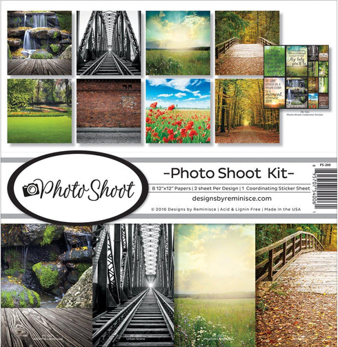 Reminisce PS-200 Photo Shoot Scrapbook Collection Kit 12x12 inches...