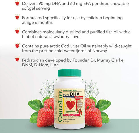 ChildLife Pure Dha Soft Gel Capsules, 90 Count...