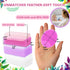 Cradle Cap Treatment Kit for Baby Girl | Baby Cradle Cap Brush for Babies - Baby Bath Essentials | Cradle Cap Comb & Baby Bath Sponge (Pink 6-Pack...