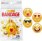 BioSwiss Bandages, Emoji Shaped Self Adhesive Bandage, Latex Free Sterile Wound Care, Fun First Aid Kit Supplies for Kids, 24 Count...