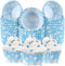 300 count Cloud Blue Cupcake Liners White Light Blue Cupcake Wrappers Paper Blue Muffin Cups Birthday Theme Party Baking Cups Baby Shower Decor Co...