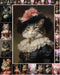 Decoupage Paper Pack (35 Sheets 6"x8") Funny Fancy Cats Wearing Victorian Era Dresses in Pink Castles FLONZ Vintage Illustration Pictures Cards fo...