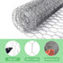 Chicken Wire 13.7 in x 236 in Poultry Wire Netting Hexagonal Galvanized Mesh Garden Fence Barrier for Craft Projects, Pet Rabbit Chicken Fencing...