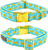 Elegant little tail Easter Day Dog Collar, Dog Collar with Bow Chicken Eggs Print Dog Collar Pet Collar Gift Dog Bowtie Adjustable Dog Collar for ...