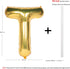 Letter Balloons 40 Inch Giant Jumbo Helium Foil Mylar for Party Decorations Gold T...