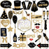 KatchOn, Glitter New Years Photo Booth Props 2025 - Pack of 32 | New Years Eve Photo Booth Props 2025, Happy New Years Decorations 2025 | New Year...