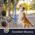 6 Pcs Dog Balls Tennis Ball for Aggressive Chewers Indestructible Dog Teething Chew Toys for Large Medium Small and Puppies, More Biting-Proof Ato...