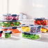 Rubbermaid Brilliance BPA Free Airtight Food Storage Containers with Lids, Set of 4 (4.7 Cup) Ideal for Lunch, Meal Prep, and Leftovers...