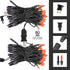 Purple and Orange Halloween Lights, 20FT 100 Count Incandescent Halloween Mini String Lights, Waterproof Halloween Decorations for Outdoor Indoor ...
