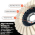 5 Pack Felt Flap Disc Abrasives 4-1/2" x 7/8" Arbor, Wool Polishing Wheel Disc Buffing Wheel for Angle Grinder...