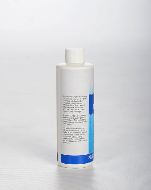 Blue Spray Marker - (8 Ounces) - Weed Spray Dye, Herbicide Dye, Fertilizer Marking Dye, Turf Mark and Blue Herbicide Marker...