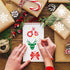 100 Pieces Christmas Stencils?3x3in and Reusable Painting DIY Template for Painting on Wood Ornaments DIY Crafts Fabrics Window Christmas Decorati...