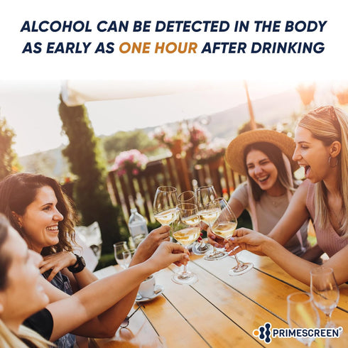 Prime Screen Alcohol ETG Urine Test 10 Pack - at Home Rapid Testing Dip Card Kit - 80 Hour Low Cut-Off 300 ng/mL - WETG-114...