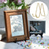 uxcell Plate Stand for Display, 3Pcs 6 Inch Iron Easel Plate Holder Display Stands Metal Decorative Plates for Picture Photo Book, Gold...