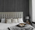 15.7"X118" Black Wood Wallpaper Peel and Stick Fishbone Textured Wood Contact Paper Self Adhesive Removable Wallpaper Waterproof Wallpaper for Bed...