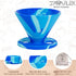 The Original JavaFlex Premium Foldable Silicone Pour Over Coffee Maker and Storage Pouch. Uses #2 V60 Cone Coffee Filters...