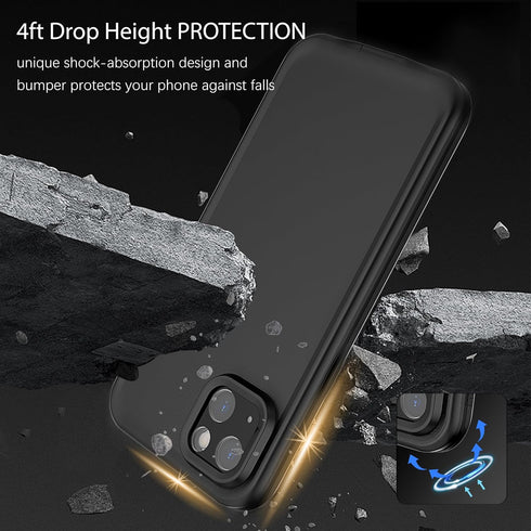 for iPhone 15 Waterproof Case,Retail Packaging,IP68 Full Sealed Snowproof Dustproof Shockproof Heavy Duty Protection Cover with Screen Protector f...