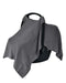 Denmark - Muslin Baby Car Seat Cover for Boys and Girls – 100% Organic Cotton Car Seat Canopy with Perfect Fit for Baby Carrier - 43 x 31 (Soft Gr...