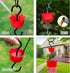 Ant Moat for Hummingbird Feeders, Hummingbird Feeders for Outdoors Hanging, Hummingbird Feeder Ant Guard 4 Hook with 4 Brushe, Red...