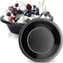 5 inch Small Pie Pan, 4 Pack Nonstick Round Cake Bread and Meat Tins for Oven and Instant Pot Baking...