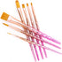 Royal & Langnickel Mythos, 7pc Unicorn Variety Craft Brush Set for All Painting Mediums, Includes - Filbert, Shader, Oval Wash, Round & Wash Brush...