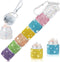 Bling Pill Case 7 Day Rhinestone Pill Container Keychain Weekly Pill Holder Travel Glitter Crystal Pill Box for Women,7 Color Large Compartments...