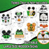 Halloween Tiered Tray Decor, Cute Cartoon Mouse Tray Decorations, Green Ghost Boo Jack O Lantern Pumpkin Wooden Signs, Funny Holiday Farmhouse Rus...