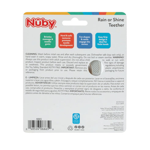 Nuby Cloud Teether with Sun and Silicone Rain Links : 3+ Months...