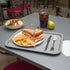 Carlisle FoodService Products CT121623 Café Standard Cafeteria / Fast Food Tray, 12" x 16", Gray...