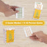 Mexican Train, Mini Dominoes Game:105 Cards+1 Instruction+1 Scoresheet,Double 12 and Double 9 Dominoes Set,2-10 Players,Dot Dominoes,Travel Domino...