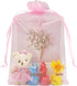 50pcs Large Organza Bags 8X12 inch Pink Mesh Bags Drawstring Jewelry Gift Bag for Baby Shower Birthday Wedding Party Favor Goodie Candy Bags (Pink...