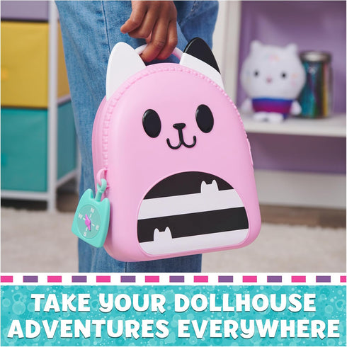 Gabby's Dollhouse, Gabby Girl On-The-Go Travel Set, Pretend Play Travel Toys, Toy Passport, Toy Phone and Compass Charm, Kids Toys for Girls & Boy...