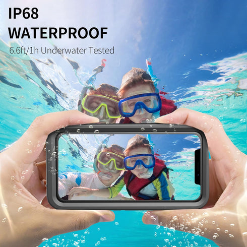SPORTLINK for iPhone XR IP68 Waterproof Case - Full-Body Shockproof Dust-Proof Case - 6.1’ Heavy Duty Underwater Rugged 360 Protective Military Gr...