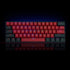 PBT Keycaps, Black and Red Keycaps OEM keycaps 61 Keycaps Set for Cherry MX Switches /GH60/ RK61/ ALT61/ Annie Mechanical Keyboards with Key Pulle...