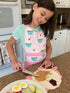 Handstand Kitchen Unicorn Shaped Cutting Board with 6" Serrated Knife for Kid Safe Cooking...