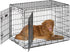 MidWest Homes for Pets Quiet Time Reversible Crate Pan Cover 36' Mushroom Diamond/Fleece...