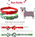 Christmas Dog Collar with Bow Tie, 2 Pack Holiday Santa and Snowman Collar for Small Medium Large Dogs Pets Puppies (Small-(11"-17") Neck * 5/8" W...