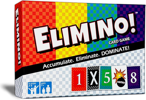 Elimino! Card Game - Designed by 11 & 13 Year Old Sisters! A Modern Update on The Classic Card Game Garbage (or Trash) | Great Gift Idea for Kids,...