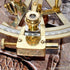 Humaira Nautical 4" Solid Brass Sextant Nautical Working Instrument Astrolabe Ships Maritime Gift...