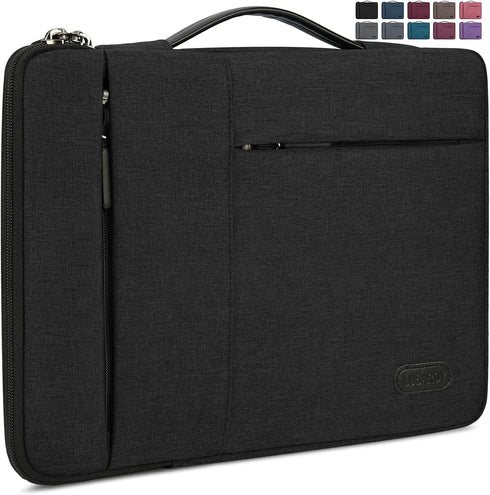 Laptop Sleeve Case 13.3-14 Inch Waterproof Durable Business Computer Carrying Bag Compatible with MacBook Air/Pro HP/Asus/ThinkPad Notebook Protec...