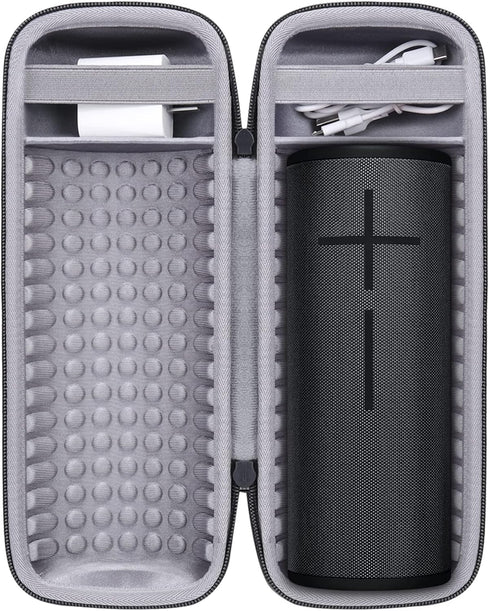 co2CREA Hard Case Replacement for Ultimate Ears UE MEGABOOM 3 Portable Bluetooth Wireless Speaker (Black case for Speaker)......