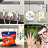 10 Pieces 14x10mm DIY Personalized Multi-Use for Fridge Door Whiteboard Map Bulletin Boards Refrigerators Magnets...
