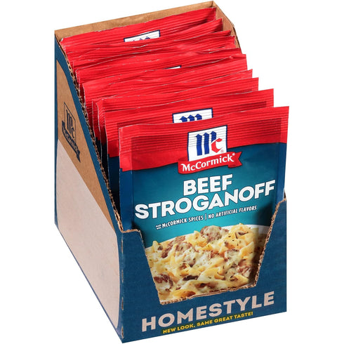 McCormick Beef Stroganoff Seasoning Mix, 1.5 oz (Pack of 12)...