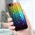 Phone Case for iPhone 7 Plus iPhone 8 Plus, Aesthetic Colorful Rainbow Drops Slim Soft TPU Shockproof Case......
