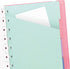FILOFAX Refillable Pastel Notebook, A5 (8.25" x 5") Rose - 112 Cream moveable pages - Index, pocket and page marker (B115053U)...