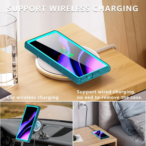 for Galaxy S24 Ultra Waterproof Case Compatible with MagSafe, Magnetic Waterproof Full Body IP68 Underwater Case Built-in Screen Protector Militar...